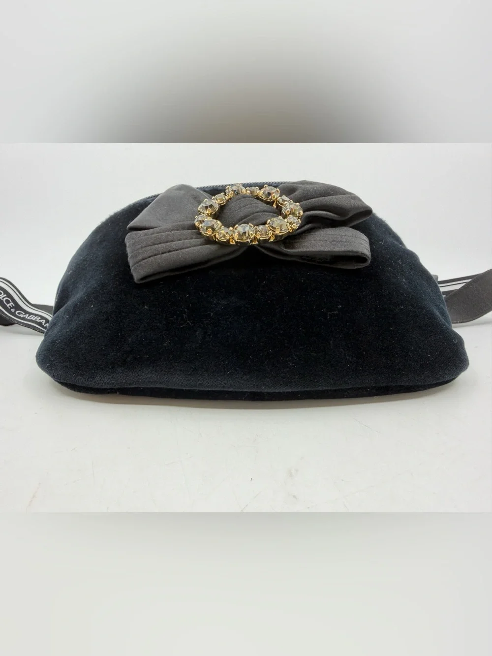 Dolce & Gabbana Kids Embellished Bow Belt Bag